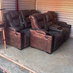 Love Seat And Sofa 