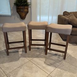 Counter Stools, Set of 3