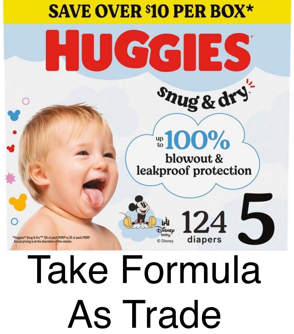 Huggies Size 5 Snug Dry -Diapers -pañales 