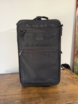 Black Rolling Carry-On Suitcase / Business Travel Bag