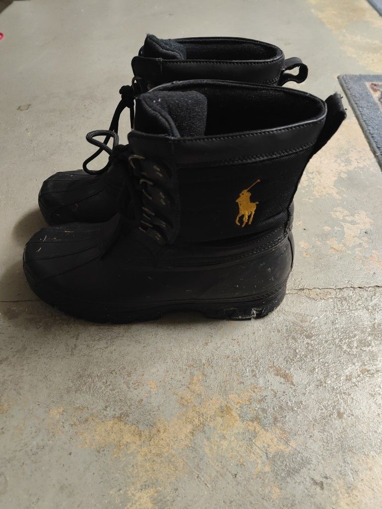 Ralph Lauren Polo Snow Boots Black