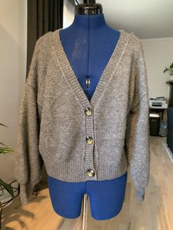TopShop Gray Cardigan 