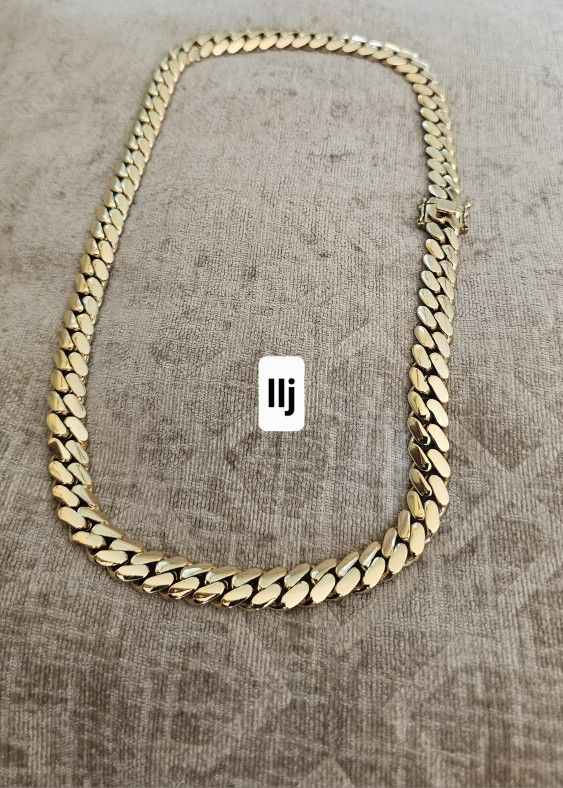 I Deliver I Ship 14k Gold Plated Chain