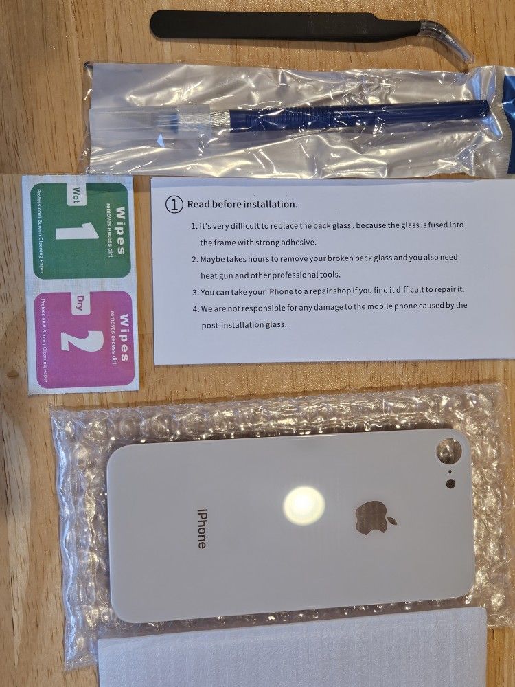 iPhone 8 OEM Glass Back Replacement in Rose Gold