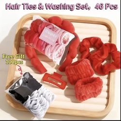 Premade Gift! Hair Ties And Washing Set! 