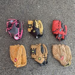 All Leather : Baseball Gloves  : $25 each