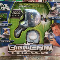 BioniCam BIONIC CAM  Eyeclops Video Microscope Camera Jakks Pacific 2008