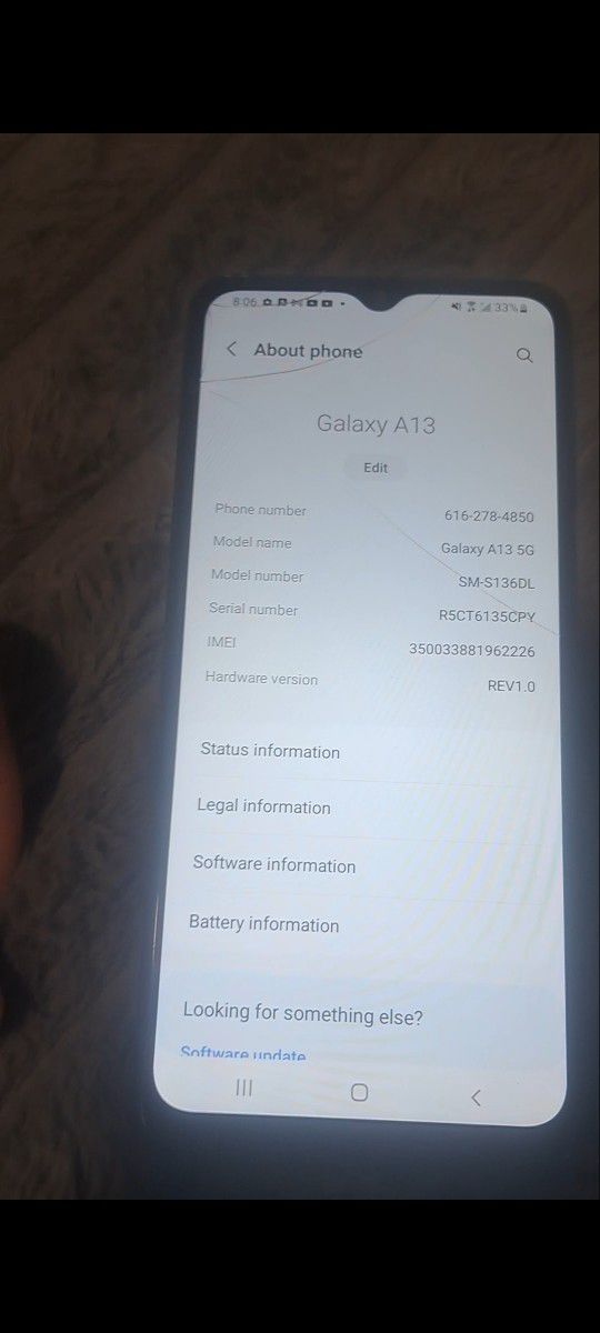 Samsung galaxy A 13 5g