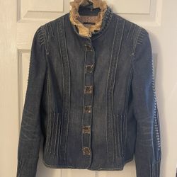 Unique Jean Jacket Size Large