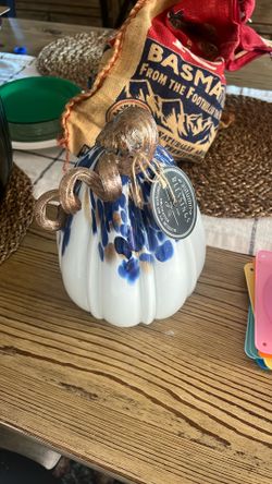 Glass pumpkin