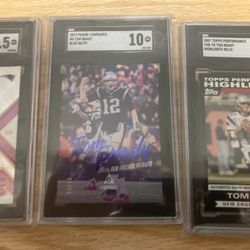 Tom Brady Cards Graded Rookie