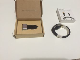 iPhone Car charger with android cable