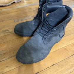 Black Timberlands Size 10.5 men