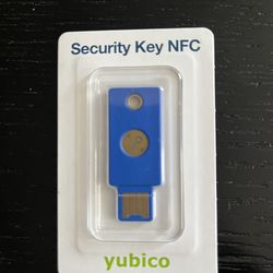 Yubico Security Key NFC (Blue) — New / Sealed