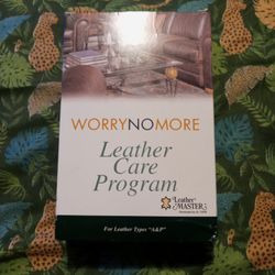 Worry No More Leather Care Program For Type Leather A&P Cleaner