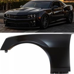 NEW Left Fender for Chevy Camaro Driver Side 2010 to 2015 Blaxk Primed Ready to Paint