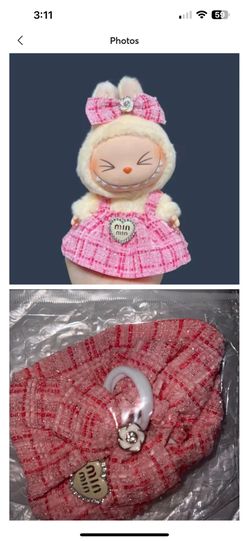 Miu Mui Designer Luxury Style Labubu Outfit