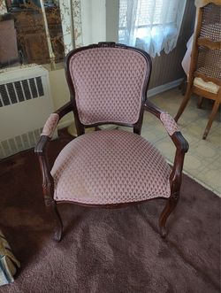 French Provincial Upholstered Armchair