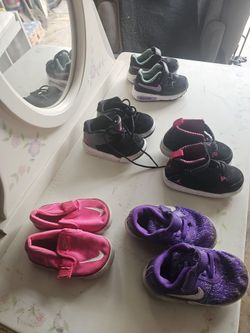 Toddler Nike flights size5c 6 pairs take all