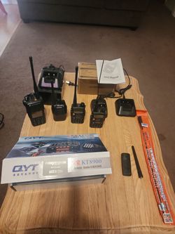 Ham radios, hand held and mobile