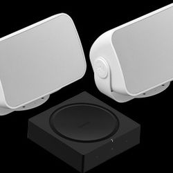 SONOS AMP And OUTDOOR Pair Of Speakers System Kit