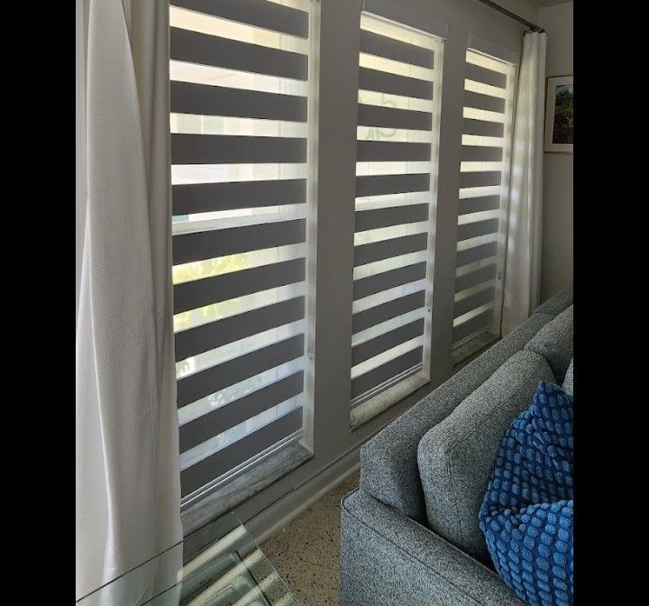 Zebra Shdes Roller Shades Roman Shades Cortinas Drapes
