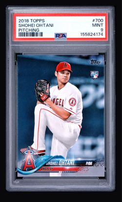 2018 Topps Shohei Ohtani #700 Pitching Rookie Card PSA 9 Mint 🔥