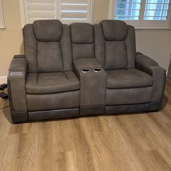 Ashley power sofa and loveseat