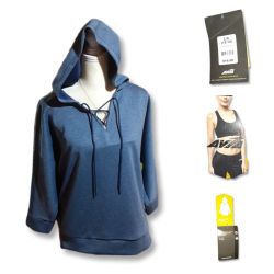 NWT Avia Long Sleeve Slim Fitted V-neck Performance Hoody