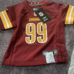 NWT Commanders Baby Jersey 24 Months