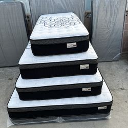New Mattress 🔷Queen Size Mattress Pillow Top 12” Thick 🔷all Sizes In Stock 🔷same Day Delivery 🔷 The Most Comfortable Mattress