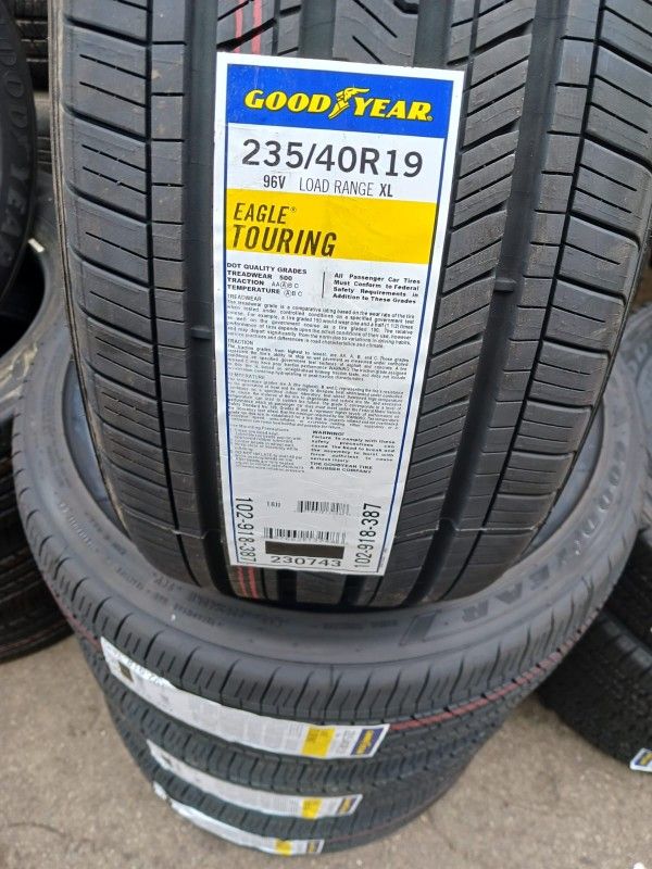 235/40/19 Good Year Eagle Tires /llantas Installed/Set of Tires