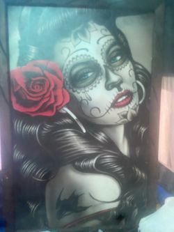 Painted Chicana Frame