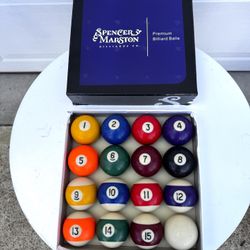 Spencer Marston's premium billiards