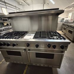 60” Viking Gas Range Stainless Steel 