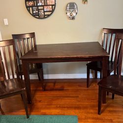 Dining Table & Chairs $20