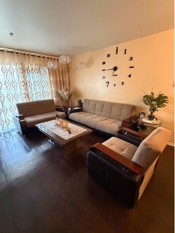 Modern 3 Piece Living Room Sofa Set Furniture – Excellent Condition