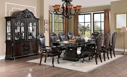 new 9pc formal dining room set CM3146T-9PC	Dining Set
