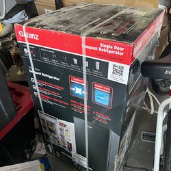 Brand new , Sealed Galanz Single Door Compact Refrigerator – 3.3 cubic feet.