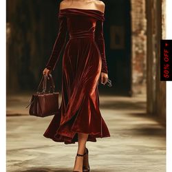 Velvet Valentine’s Day dress