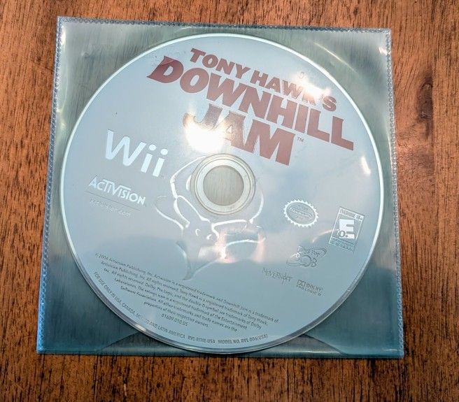 Tony Hawk's Downhill Jam (Nintendo Wii, 2006)