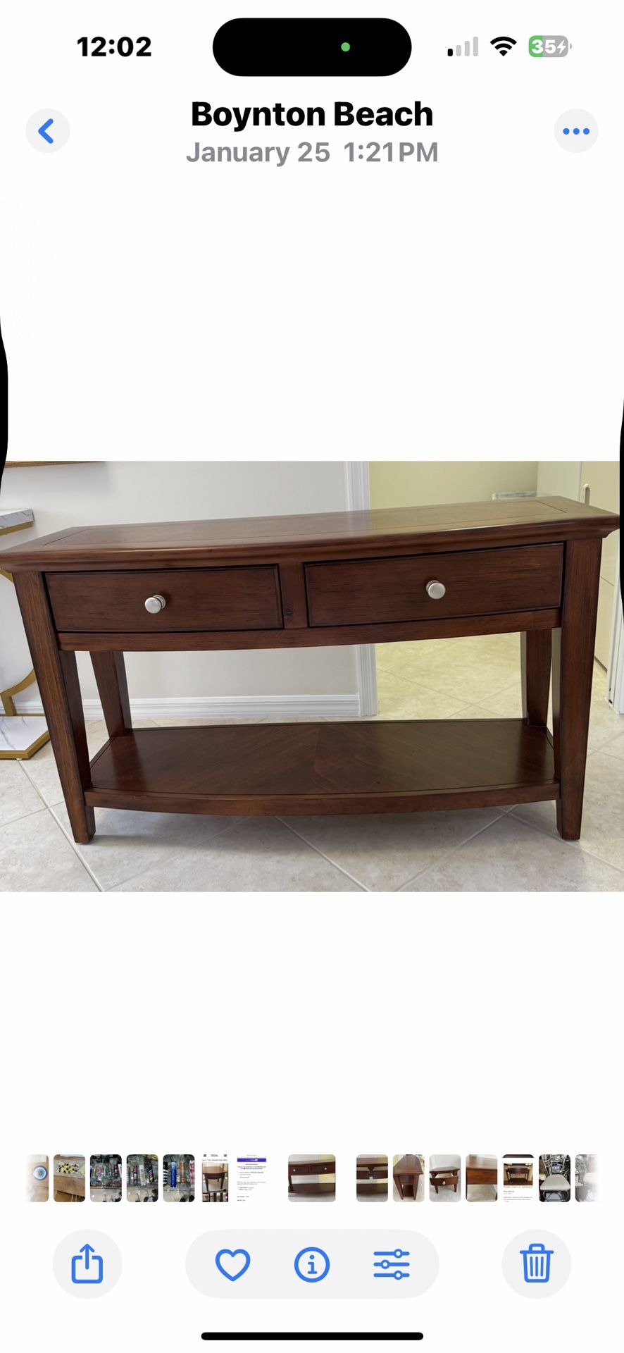 Console Table, End Table And Round Table