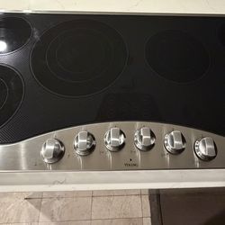 VINIKG!! Electric Cooktop - Stainless Steel