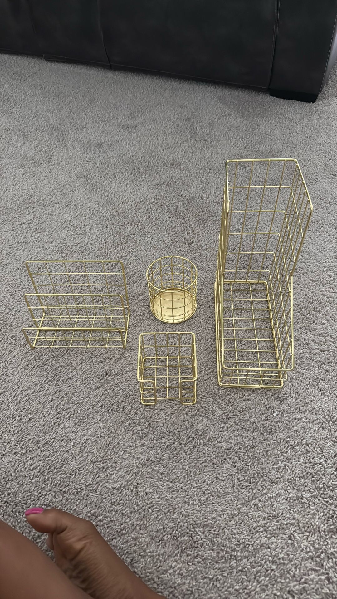 Desk Organizer Set (Office/ Dorm Room Desk)