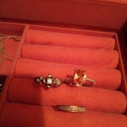 Set  Of 3 Custom Rings