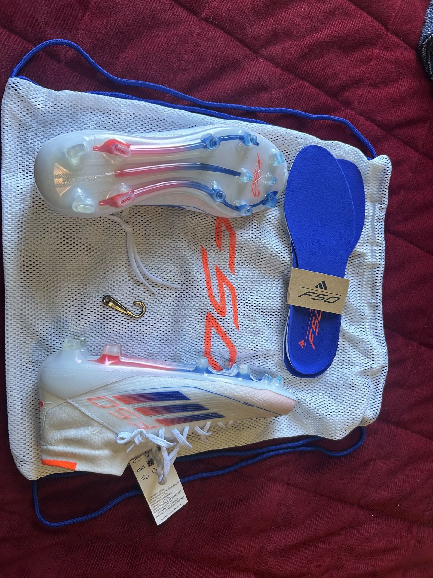adidas F50 Elite Mid-Cut FG Soccer Cleats Size 7