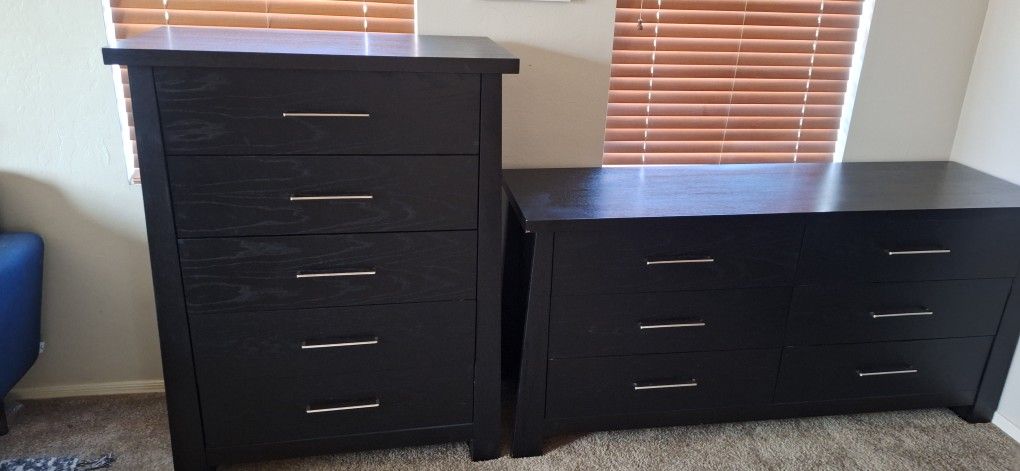 5 Piece Black Bedroom Set