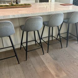 Set Of 4 Wilma Counter Stools 