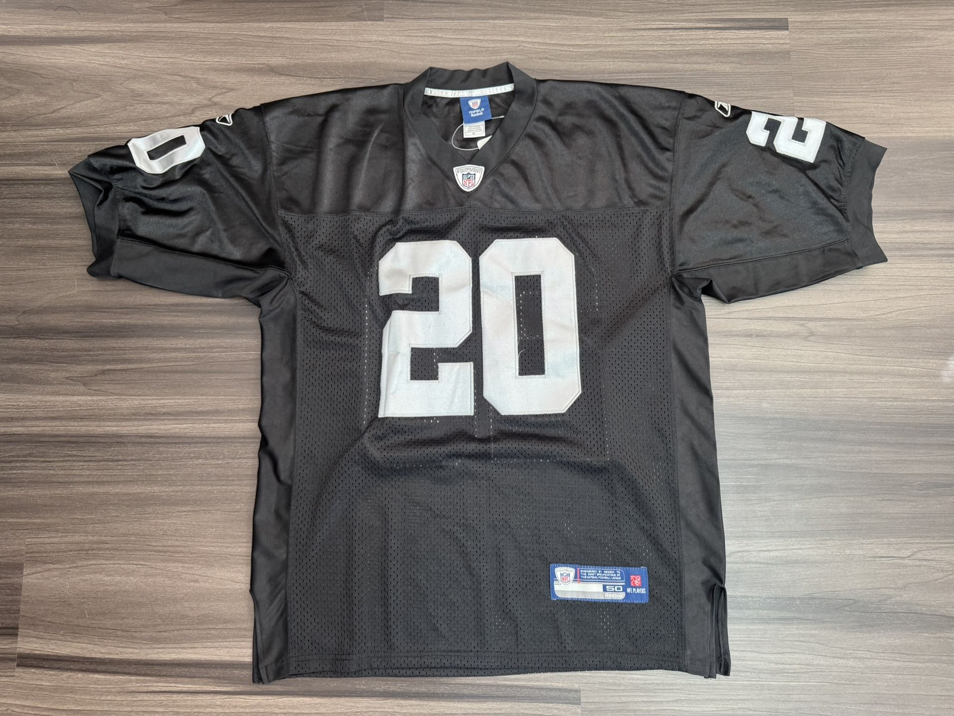 Reebok Oakland Raiders Darren McFadden #20 NFL Home Stitched Jersey Sz 50 XL