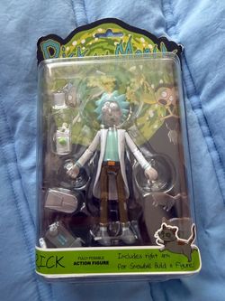 2017 Funko Rick & Morty Rick 5" Action Figure Sealed NIB Snowball BAF Right Arm